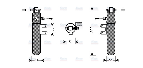 AVA Aircon Receiver Dryer Filter MED229