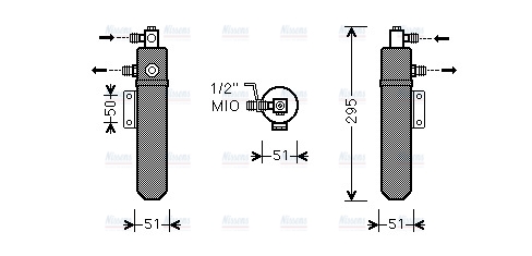 AVA Aircon Receiver dryer MED271