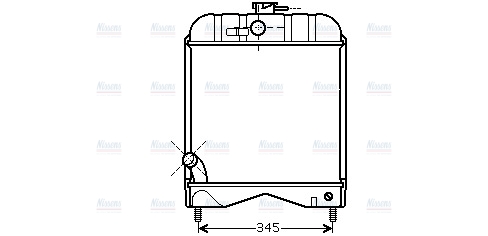 AVA Coolant Radiator MF2006