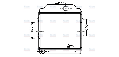 AVA Coolant Radiator MF2009