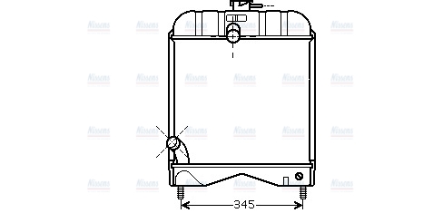 AVA Coolant Radiator MF2012