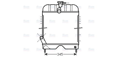 AVA Coolant Radiator MF2017
