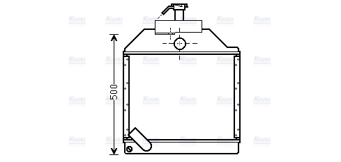 AVA Coolant Radiator MF2022