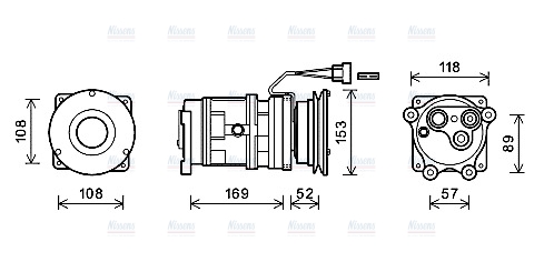 AVA Aircon Compressor MFAK027