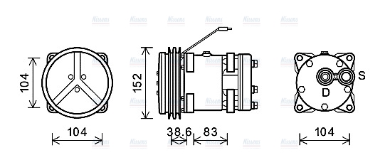 AVA Aircon Compressor MFAK030