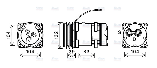 AVA Aircon Compressor MFAK032