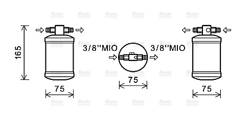 AVA Aircon Receiver dryer MFD031