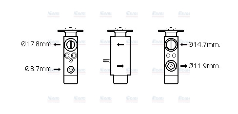 AVA Aircon Expansion Valve MN1082
