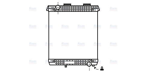 AVA Coolant Radiator MN2007N