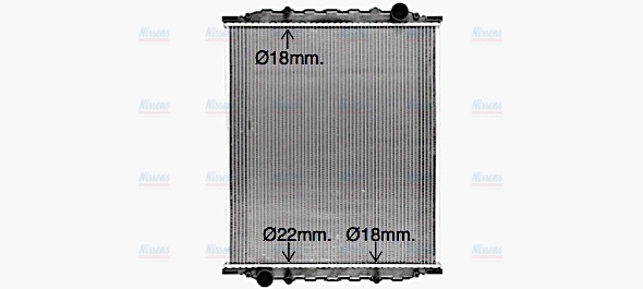 AVA Coolant Radiator MN2058N
