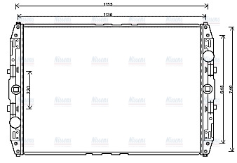 AVA Coolant Radiator MN2087