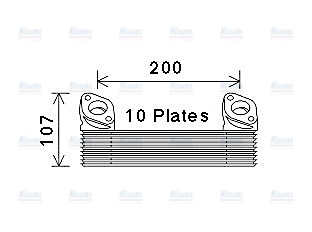 AVA Oil Cooler MN3091