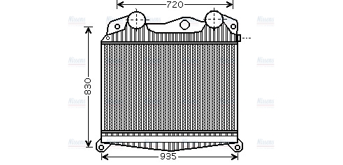 AVA Charge Air Intercooler MN4040