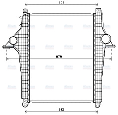 AVA Charge Air Intercooler MN4075
