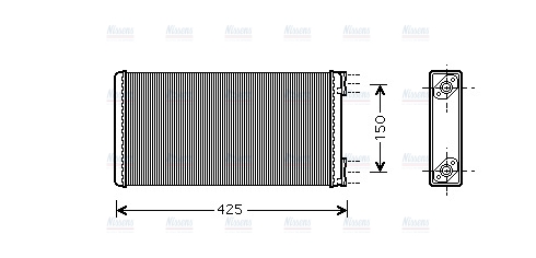AVA Heater Core MN6028