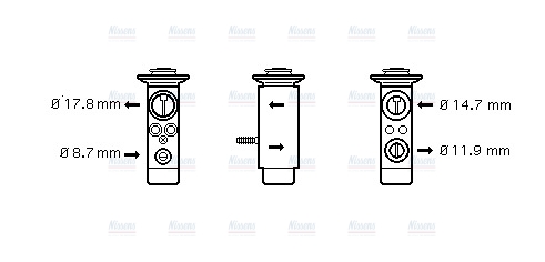 AVA Aircon Expansion valve MS1093