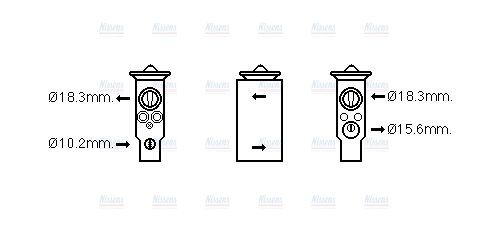 AVA Aircon Expansion Valve MS1634