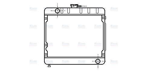 AVA Coolant Radiator MS2016