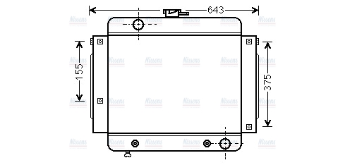 AVA Coolant Radiator MS2022