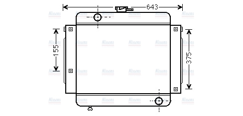 AVA Coolant Radiator MS2023