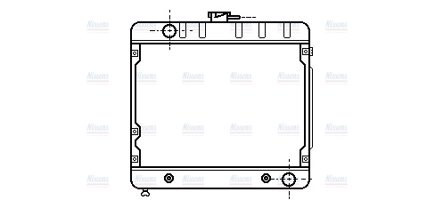 AVA Coolant Radiator MS2027