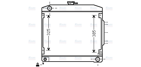 AVA Coolant Radiator MS2031