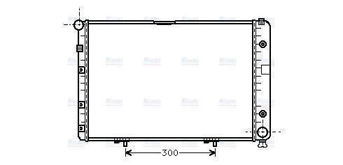 AVA Coolant Radiator MS2077