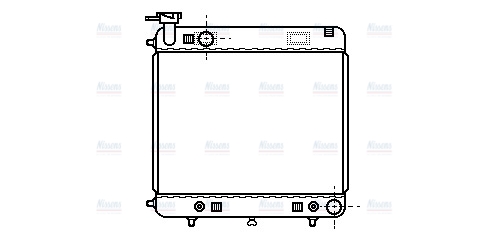 AVA Coolant Radiator MS2122