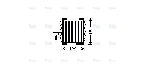 AVA Coolant Radiator MS2481