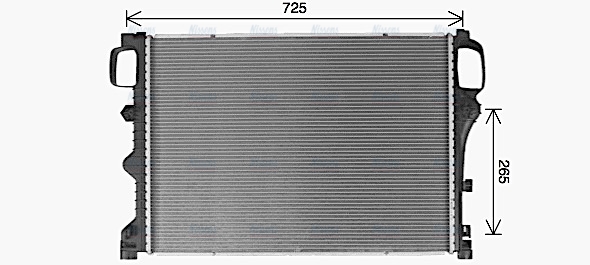 AVA Coolant Radiator MS2776