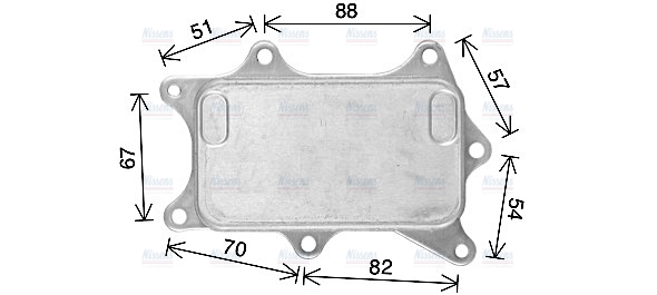 AVA Oil Cooler MS3760