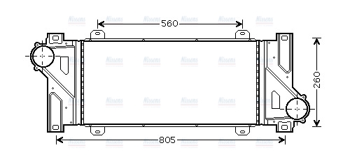 AVA Charge Air Intercooler MS4448