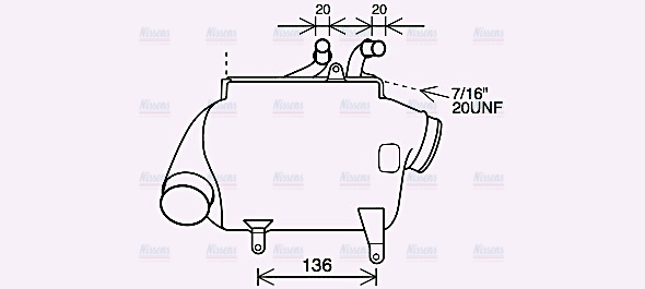 AVA Charge Air Intercooler MS4699