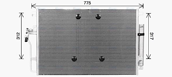 AVA Aircon Condenser MS5724D