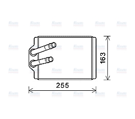 AVA Heater Core MS6666