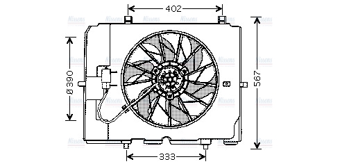 AVA Radiator Cooling Fan MS7502