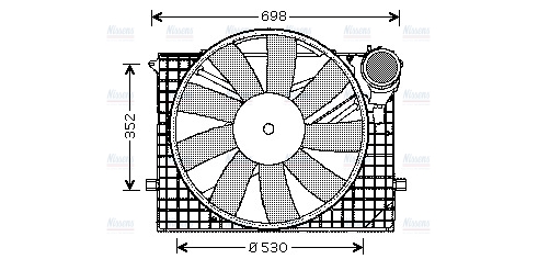 AVA Radiator Cooling Fan MS7505