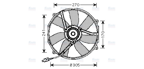 AVA Radiator Cooling Fan MS7512