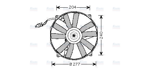 AVA Radiator Cooling Fan MS7513
