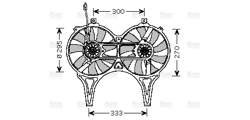 AVA Radiator Cooling Fan MS7514