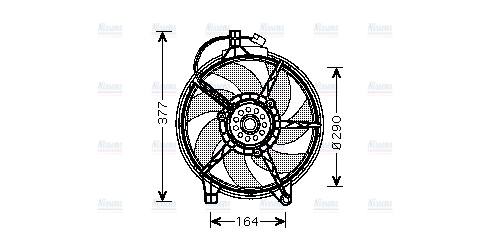 AVA Radiator Cooling Fan MS7517