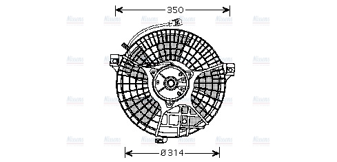 AVA Radiator Fan MS7518