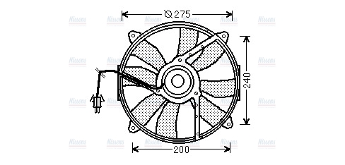 AVA Radiator Cooling Fan MS7520