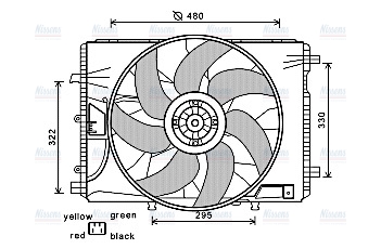 AVA Radiator Cooling Fan MS7522