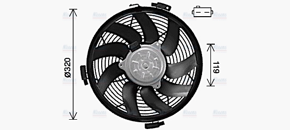 AVA Radiator Fan MS7722