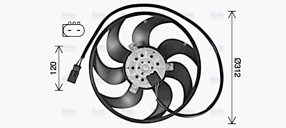 AVA Radiator Cooling Fan MS7764