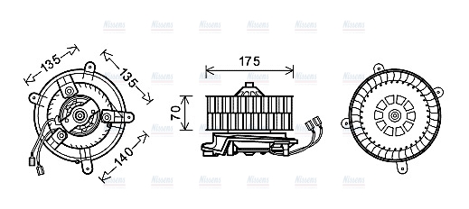 AVA Blower Fan MS8609