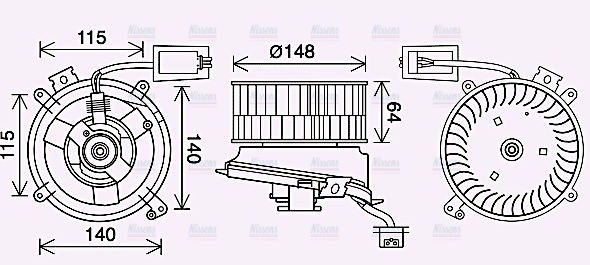 AVA Blower Fan MS8702