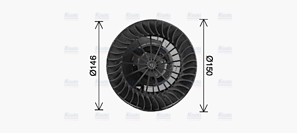 AVA Cabin Fan Blower Motor MS8766