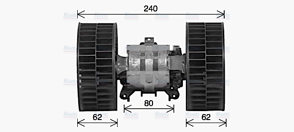 AVA Cabin Fan Blower Motor MS8766